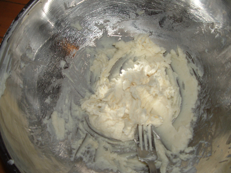 Mango Butter First Stir - Still Semi Solid